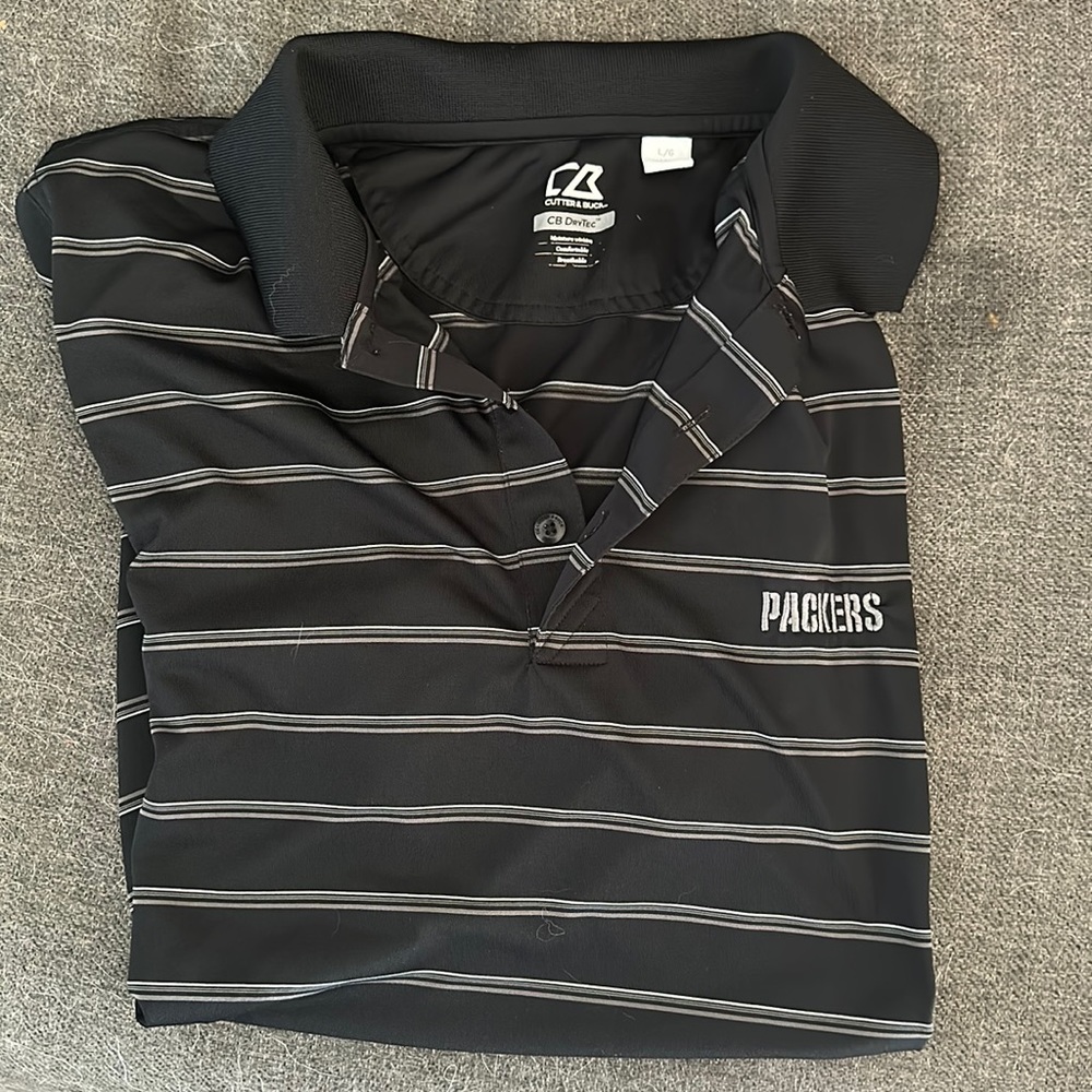 Packers cutter & Buck polo men’s large